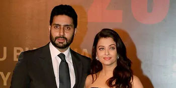Dengan Muka Masam, Abhishek Tinggalkan Aishwarya di Red Carpet!