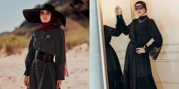 Deretan Potret Olla Ramlan dengan Outfit Hitam, Damage-nya Gak Main-Main