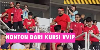 Desta Dikritik Usai Terlihat Duduk di VVIP saat Menonton Laga Indonesia vs Filipina