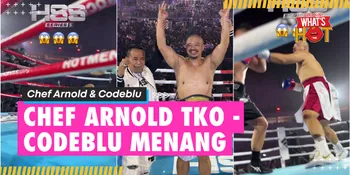 Detik-Detik Chef Arnold Jatuh Di Atas Ring Tinju Setelah Dihantam Oleh Codeblu