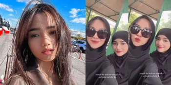 Detik-Detik Fuji Hampiri Mayang Saat di Makam Vanessa Angel dan Bibi, Akrab Sempatkan Foto Bareng