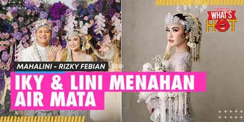Detik-Detik Rizky Febian Menahan Haru Saat Melihat Mahalini Memasuki Venue Akad Nikah