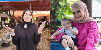 Di Tengah Perseteruan dengan Putri Delina, Ini 7 Potret Nathalie Holscher Cari Sapi Untuk Pertama Kali Berkurban