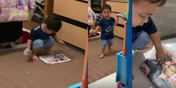 Diam Lama di Kamar, 11 Momen Gala Sky Memandang Foto Vanessa Angel dan Bibi Andriansyah Ini Bikin Nangis