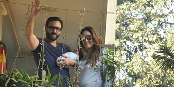 Dibuatkan Sketsa Wajah Baby Taimur, Saif Ali Khan Bahagia