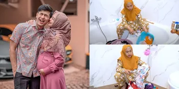 Dihujat karena Ngos-ngosan Saat Cuci Baju Pakai Tangan, Ria Ricis Langsung Semprot: Namanya Juga Bunting 9 Bulan