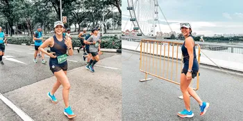 Dikenal Sosoknya yang Lemah Lembut, Ini Bukti Gisella Anastasia Strong Woman - Ikut Triathlon dan Berhasil Finish