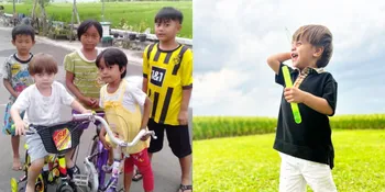 Dimasukkan PAUD di Desa, 7 Potret Koa Anak Celine Evangelista Main ke Sawah bak Akamsi - Disebut Bule Nyasar
