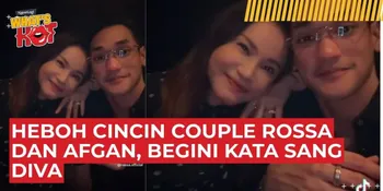 Dinner Bareng Afgan Jadi Sorotan, Rossa Ungkap Fakta Di Balik Cincin Kembar