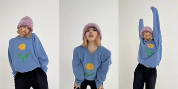 Dipakai Lisa BLACKPINK, Sweater Tulip Keluaran Brand Milik Kakak Jungkook BTS Ludes Terjual