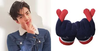 Dipakai Sehun EXO, Sarung Tangan Finger Heart Ini Langsung Sold Out