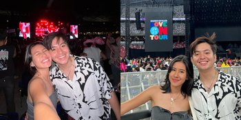 Disebut Bucin Tapi Bikin Iri Kaum Hawa, Ini 7 Potret Angga Yunanda Temani Shenina Cinnamon Nonton Konser Sampai ke Luar Negeri