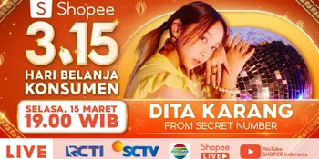 Dita Karang 'Secret Number' Siap Bikin Shopee Hari Belanja Konsumen TV Show Semakin Meriah!