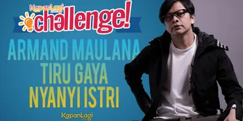 Ditantang Kapanlagi.com, Armand Maulana Tirukan Gaya Nyanyi Ariel NOAH