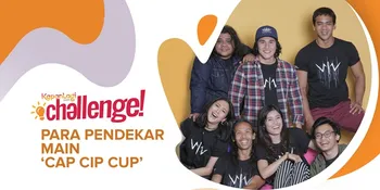 Ditantang Main Cap Cip Cup, Ternyata Sherina Kalah Lawan Yayan Ruhiyan