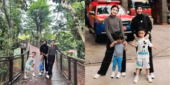 Ditinggal Irish Bella ke Belgia, 7 Potret Air Rumi dan Ara Ditemani Liburan Anak Haldy Sabri - Sweet Banget
