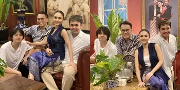 Duduk di Pangkuan Anak, Ini 7 Family Portrait Yuni Shara Rayakan Idul Adha - Mantan Suami Ikut Hadir