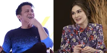 Ekspresi Luna Maya & Ariel NOAH Saat Foto Bareng di Ultah Bunga Citra Lestari