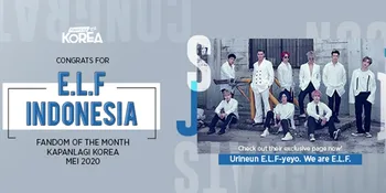 E.L.F Sebagai Fandom of The Month KapanLagi Korea Mei 2020 dan Ini Pemenang Giveawaynya!
