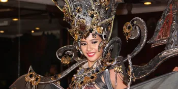 Elvira Devinamira Masuk 5 Besar Best Costume Miss Universe
