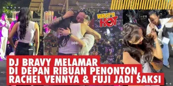 Erika Carlina Resmi Dilamar Di Panggung Festival! Fuji Dan Rachel Vennya Jadi Saksi