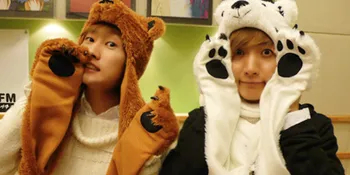 Eunhyuk &#38; Leeteuk Super Junior 'Bocorkan' Foto Oplas