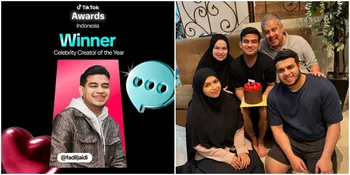 Fadil Jaidi Jadi Celebrity Creator of The Year dari TikTok, Dedikasikan Penghargaan untuk Ayahnya