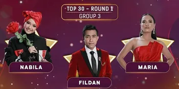 Fildan Kuasai Panggung D'Star Top 30 Round 1 Grup 3, Sementara Nabila Terendah