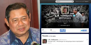 Follower Akun Twitter Presiden SBY Tembus Satu Juta