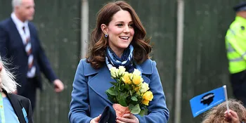 [FOTO] Anggunnya Kate Middleton di BAFTA 2018, Cantik Pamer Baby Bump