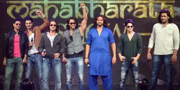 [Foto] 'Barak' Pemain 'Mahabharata' Selama Syuting di India