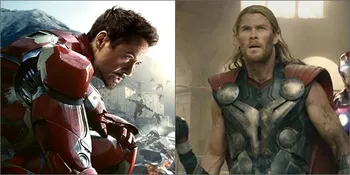 [Foto] Begini Jadinya Jika Iron Man Pandang Mata Thor Penuh Cinta