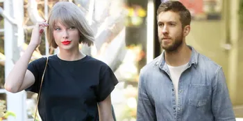 [FOTO] Berbikini Hot, Taylor Swift Cium Mesra Calvin Harris