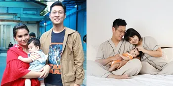 FOTO: Bikin Gemas! Putri Titian & Junior Diwawancara, Baby Iori Sibuk Hisap Jari