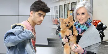 [FOTO] Bikin Iri! Zayn Malik Cium Mesra Perrie Edwards