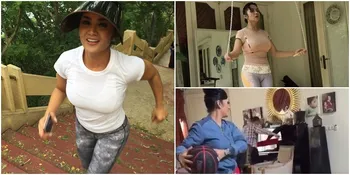 FOTO: Bukan Hanya Sedot Lemak, Krisdayanti Juga Rajin Olahraga!