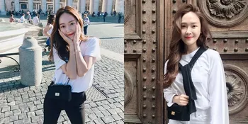 FOTO Cantik! Gaya Fashionable Jessica Jung Saat Liburan di Italia
