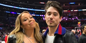 [FOTO] Dinner Romantis Sama Pacar, Mariah Carey Ekspos Belahan Dada