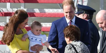 [FOTO] Ekspresi Imut Pangeran George Saat Bertemu Kupu-Kupu