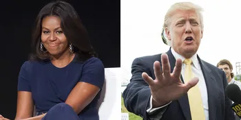 [FOTO] Ekspresi Michelle Obama Saat Pelantikan Donald Trump