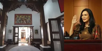 Foto-foto Rumah Rieke Diah Pitaloka, Kental Nuansa Kayu Khas Bali