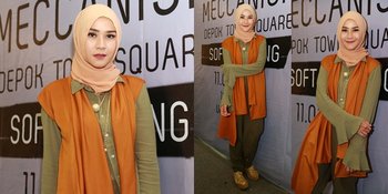 FOTO: Gaya Stylish Zaskia Mecca Hadiri Pembukaan Cabang MECCANISM