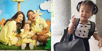 FOTO: Gemas! Lucunya Gaya Thalia Saat Ikut Sarwendah Lakukan Yoga