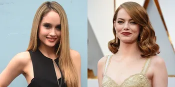 FOTO Hadir di Acara Yang Sama, Cinta Laura Foto Bareng Emma Stone