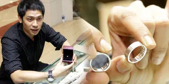 [Foto] Ini Nih Cincin Istimewa Pernikahan Adi Nugroho