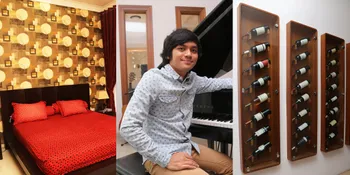 [Foto] Intip Rumah Calvin Jeremy, Mewah Berhiaskan Wine!