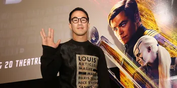 FOTO: Joe Taslim Doakan Tim MUA 'STAR TREK' Menang Oscar 2017