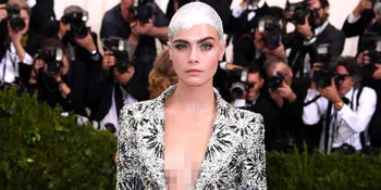 [FOTO] Kepala Gundul Cara Delevingne di MTV Movie Awards 2017
