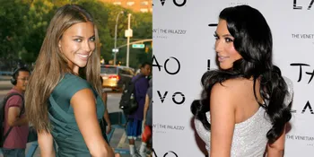 [Foto] Ketika Pesona Kim Kardashian 'Dibajak' Irina Shayk
