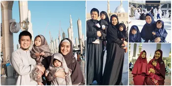 FOTO: Kompaknya Keluarga Oki Setiana Dewi Saat Umrah Bareng